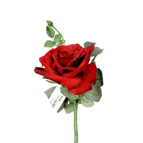 Large Open Rose S5714-RED