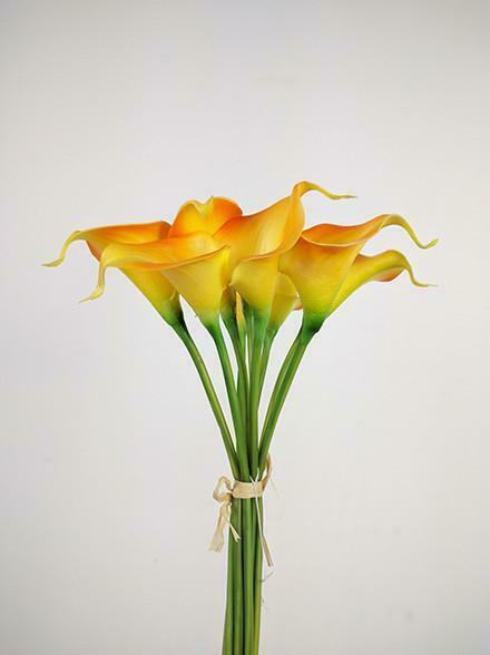 Real Touch Calla Lily bunch S2001-PUR - P_8561070413 - Silkflora ...