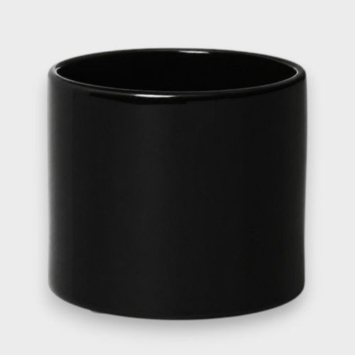 Ceramic Round Vase 20218BK