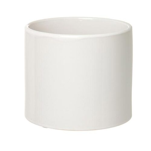 Ceramic Round Vase - 20218WH