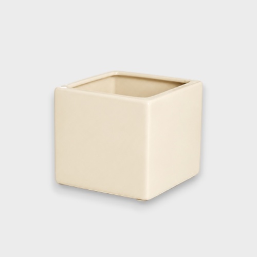 Ceramic Bondi Cube Cream - 20221CR