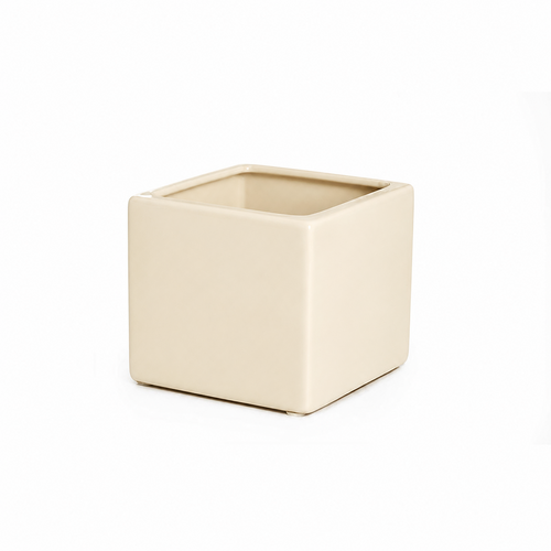 Ceramic Bondi Cube Cream - 20221CR