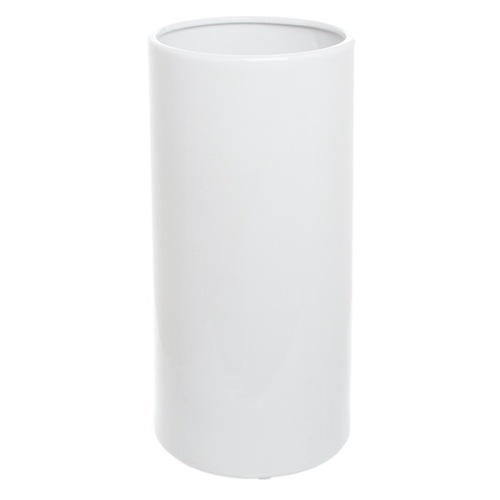 Ceramic Bondi Cylinder Vase 20327WH