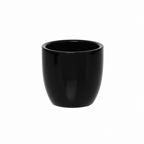Ceramic Orchid Pot Black - 20331BK 