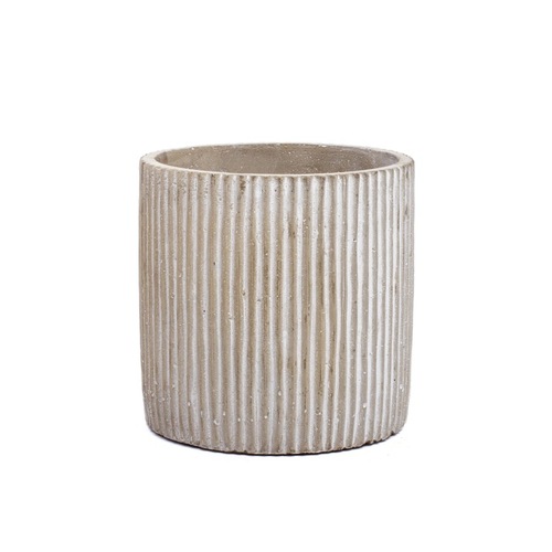 Cement tapered vase