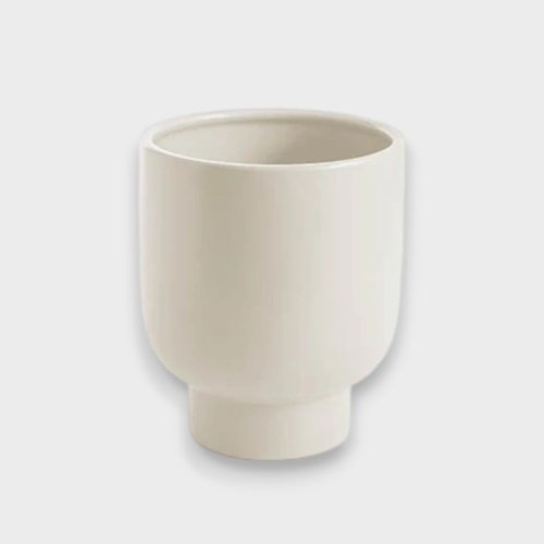 Ceramic Buffalo Pot Planter - 461122WH