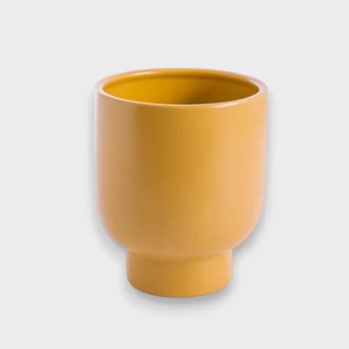 Ceramic Buffalo Pot Planter - 461122YE