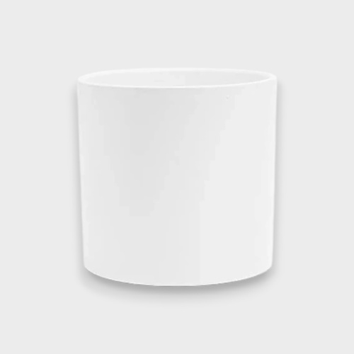 Ceramic Cylinder Dan Plant Pot 466124WH