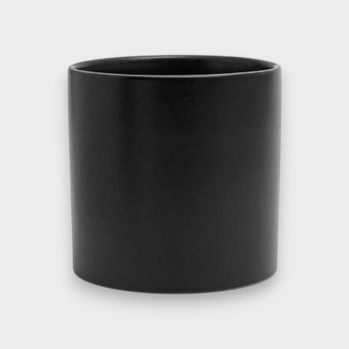 Ceramic Cylinder Dan Plant Pot 466125BK