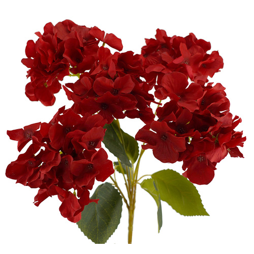 Small Hydrangea Bunch AL1745-RED