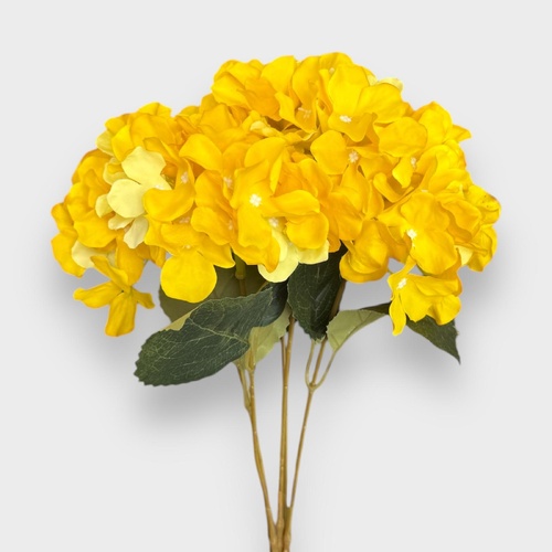 Small Hydrangea Bunch AL1745YEL