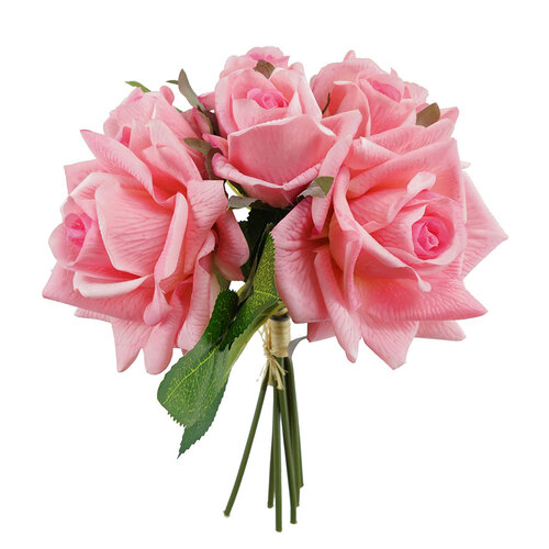 Real Touch Rose Bunch BQ048PNK