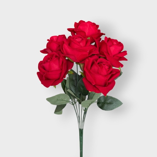 Velvet Rose Bunch BQ186RED