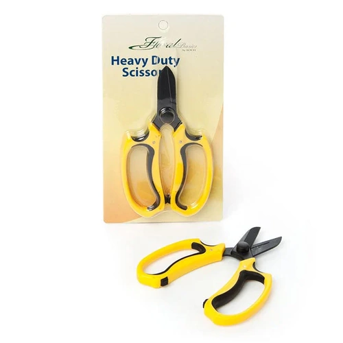 Scissors Heavy Duty Florist Ippon Yellow Black CU6110
