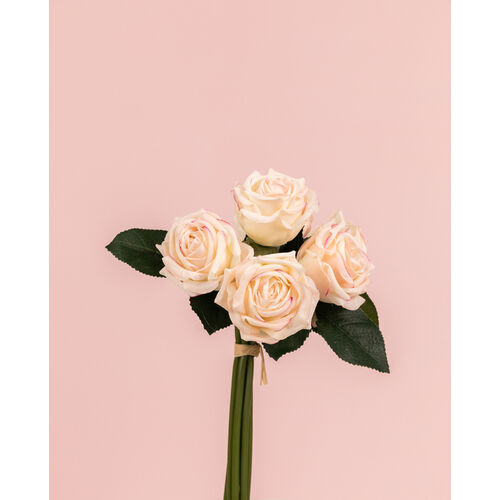 Real Touch Rose Bunch x6 heads FB0121-CHAM