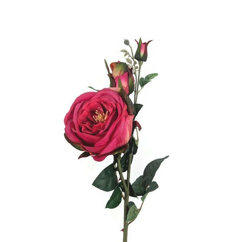 Single Rose Spray FE044-HPNK