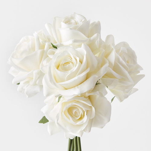 Real Touch Rose Bunch FI9393WH