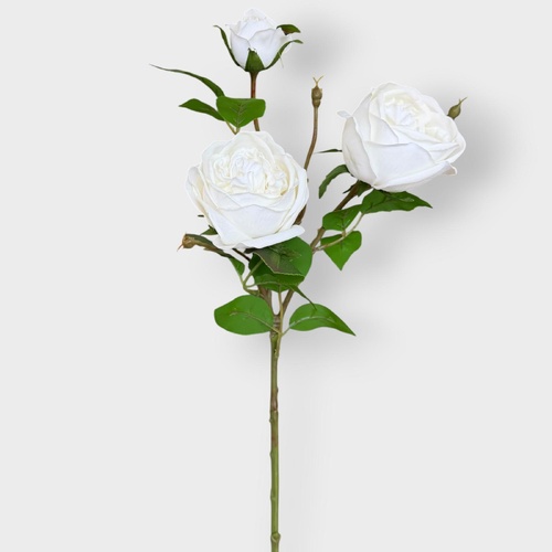 Real Touch David Austin Rose Spray FS133WH
