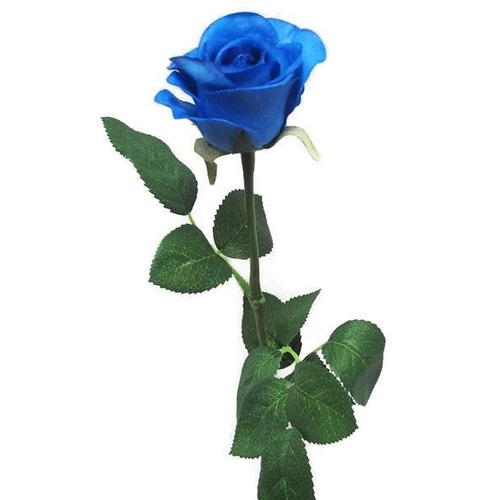 Blue Real Touch Rose Open Bloom GL12766