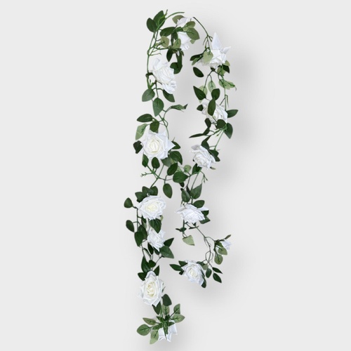 Rose Garland GR315WHT