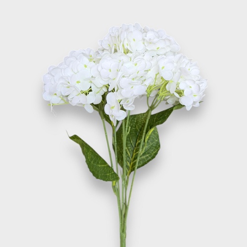 Real Touch Hydrangea Bunch H156WHT