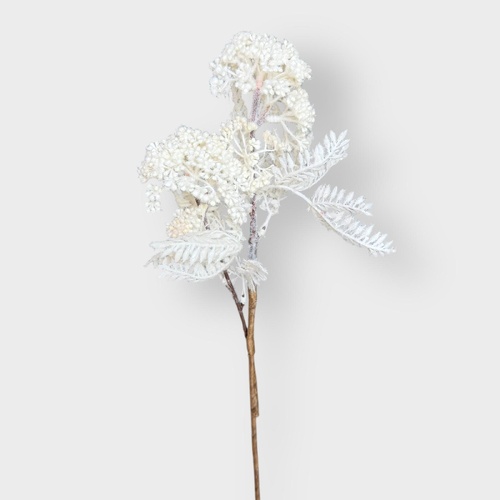 Faux Rice Flower Spray HF1647WHT