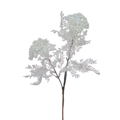Faux Rice Flower Spray HF1647WHT