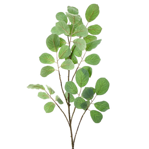 Large Flocked Magnolia Leaf Spray L156GR