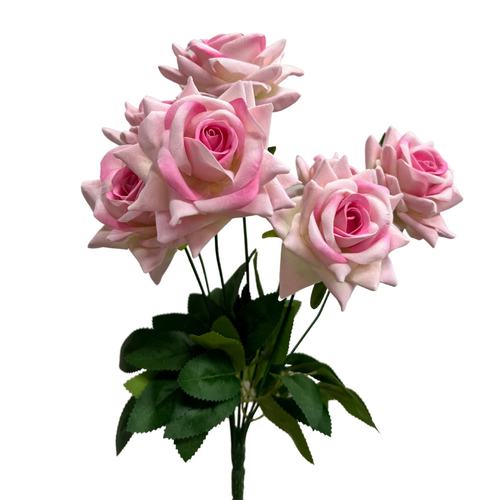 Velvet Rose Bunch LB084-PNK