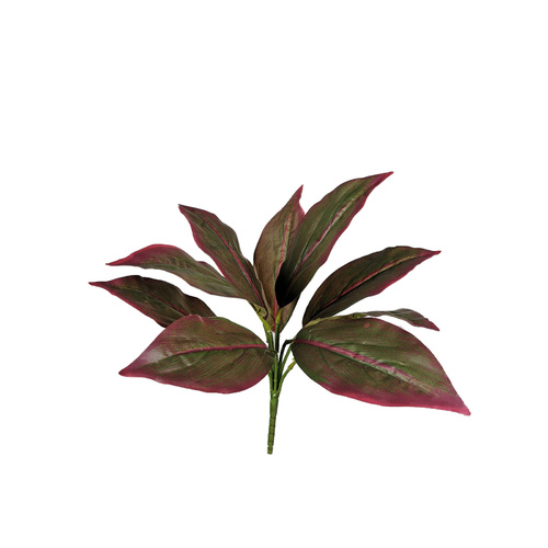 Croton Leaves Bunch - Red LT0003-RED