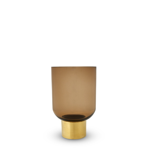 Luxor Glass Vase, Butterscotch (S)