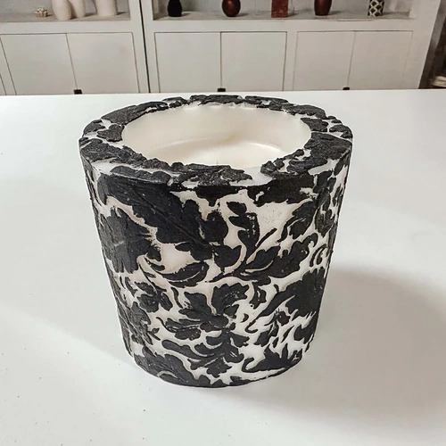 Damask Leaf 4" Recessed NLC-DL-BW4R