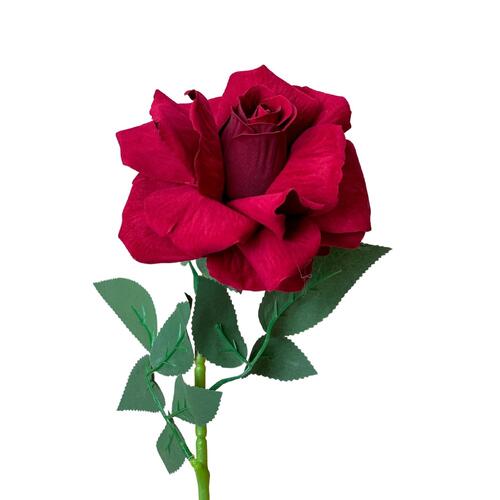 Single Velvet Rose QD0001-RED