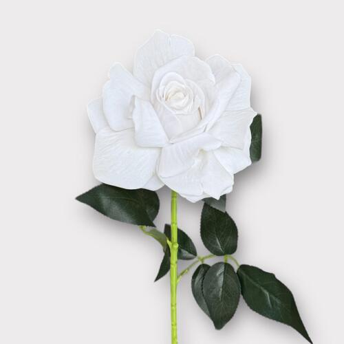 Single Velvet Rose QD0001-WHT