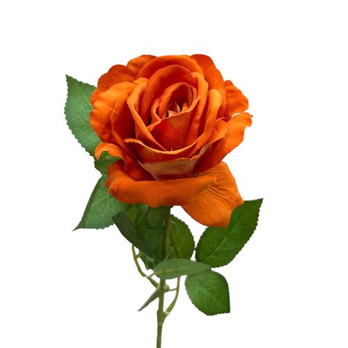 Velvet Orange Rose QD1794-ORG