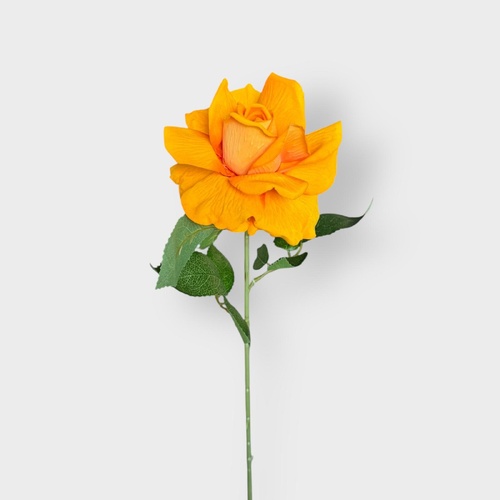 Velvet Yellow Rose QD1794-YEL