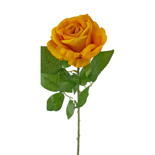 Velvet Yellow Rose QD1794-YEL