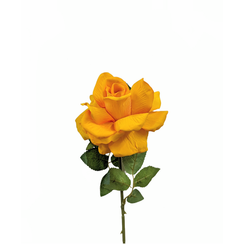 Velvet Yellow Rose QD1794-YEL