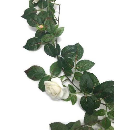 Small Rose Garland S3667-WH