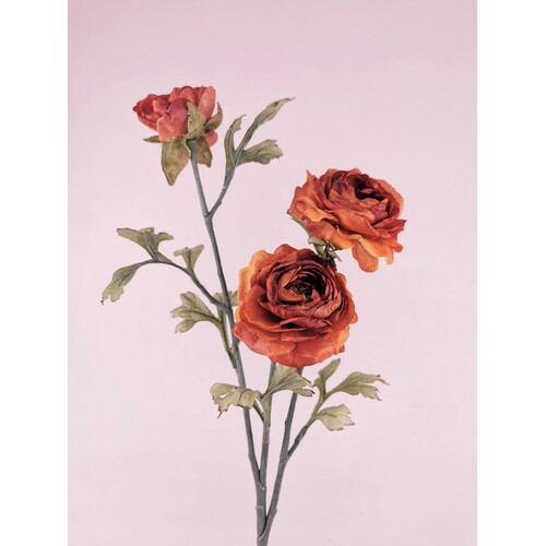 Faux Dried Ranunculus S9884ORG