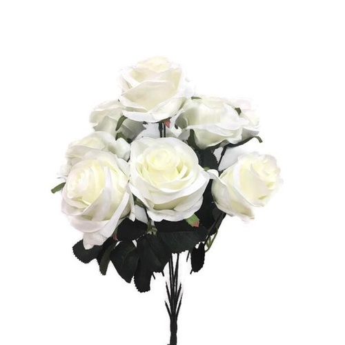 head rose bunch SM001-WH