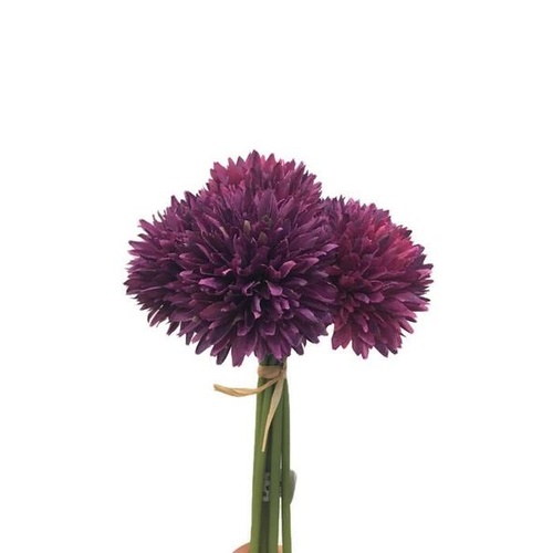 Mini Chrysanthemum bunch x 6 heads SM055-DPUR