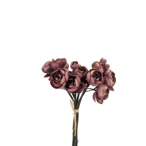 Mini Ranunculus Bunch SM056-DPUR