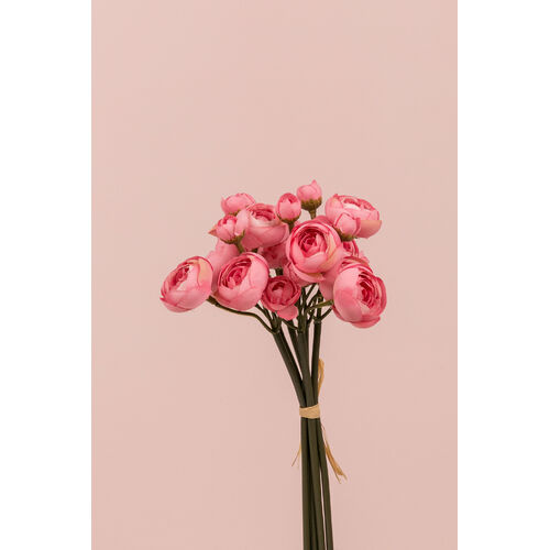 Mini Ranunculus Bunch SM056-PNK