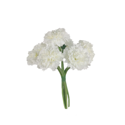 White Carnation bunch SM060-WHITE