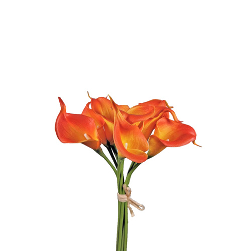 Calla Lily Bunch Orange SM106-ORG