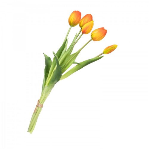 Real Touch Tulip bunch SM151-OR