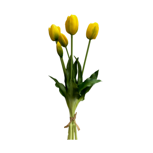 Real Touch Tulip bunch SM151-YE