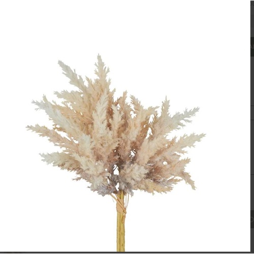 Flocked Pampas Bush W112CR