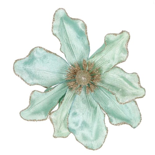 Christmas MAGNOLIA VELVET CLIP ON MAGNOLIA GREEN X231419GR